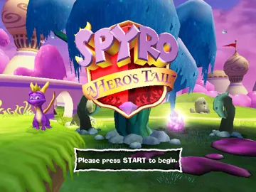 Spyro A Heros Tail (USA) screen shot title